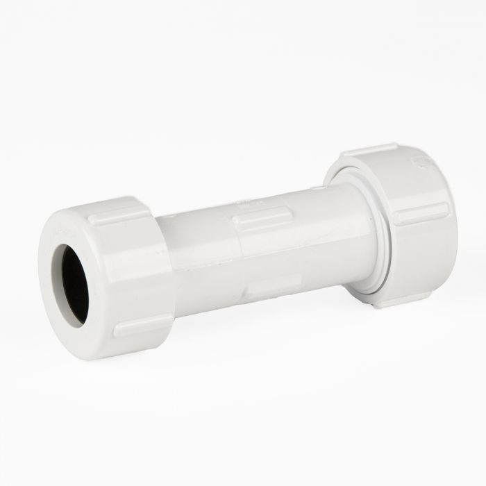 1 1/2" Compression Coup PVC40 2072
