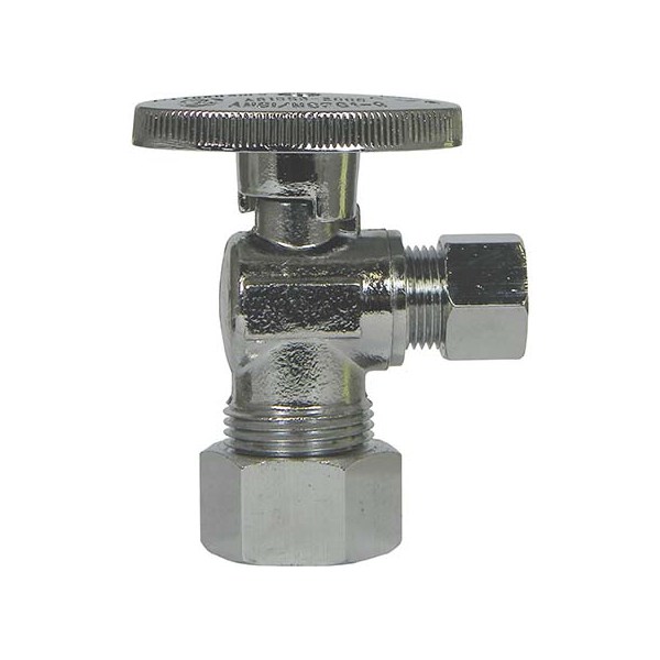 [pvocr19c] 1/2" x 3/8" Angle Stop Valve 72082C