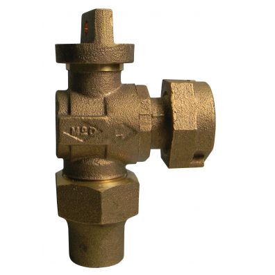 1" x 3/4" Flare Meter Valve 74642B