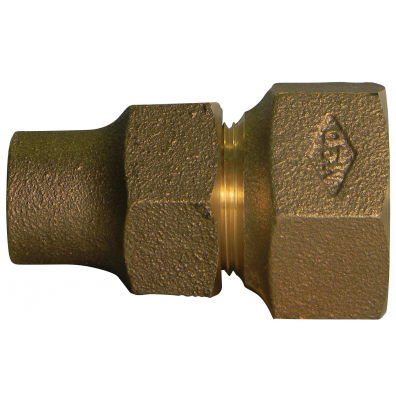 3/4" Flare x 1"NT Piggy Back 74755 3/4" Flare x 1" NT with Copper Ring
