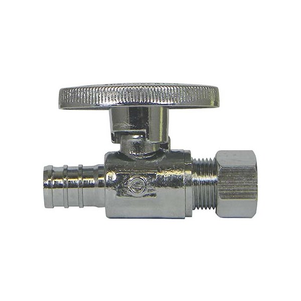 1/2" x 3/8" Straight Stop Pex 72080P
