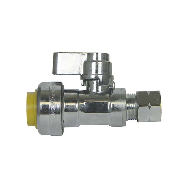 1/2" x 3/8" Straight Stop 72080Q