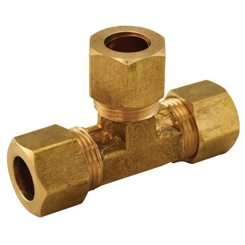 [pct43] 1/2" x 3/8" Compression Tee