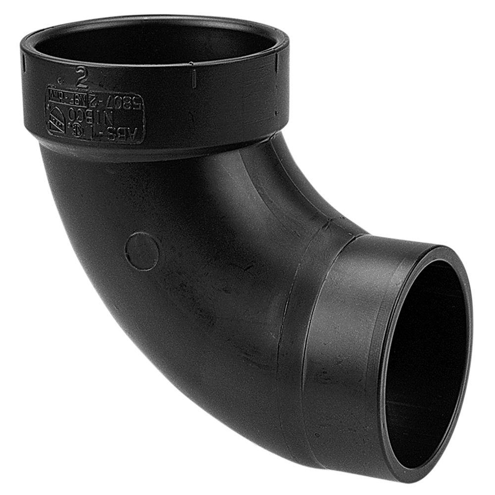 1 1/2" 90 Street Elbow ABS (1/4 Bend)