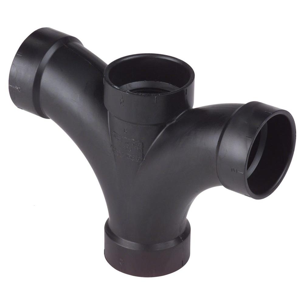 [padff13] 3" Double Fixture Fitting ABS/DWV