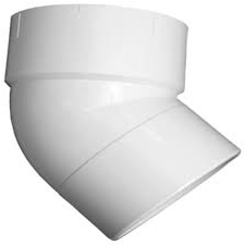 6" 45 Street Elbow PVC/DWV (1/8 Bend)