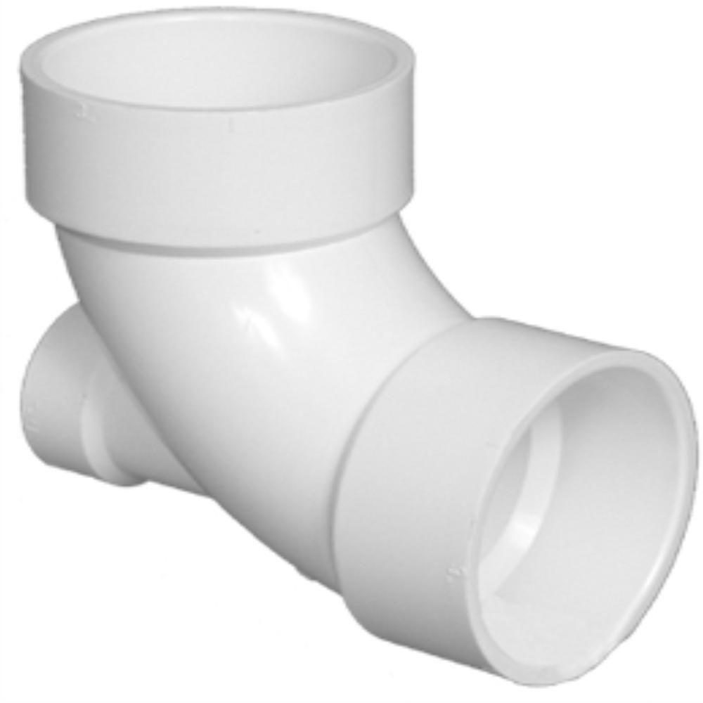 3"x3"x 2" Low Heel 90 Elbow PVC/DWV