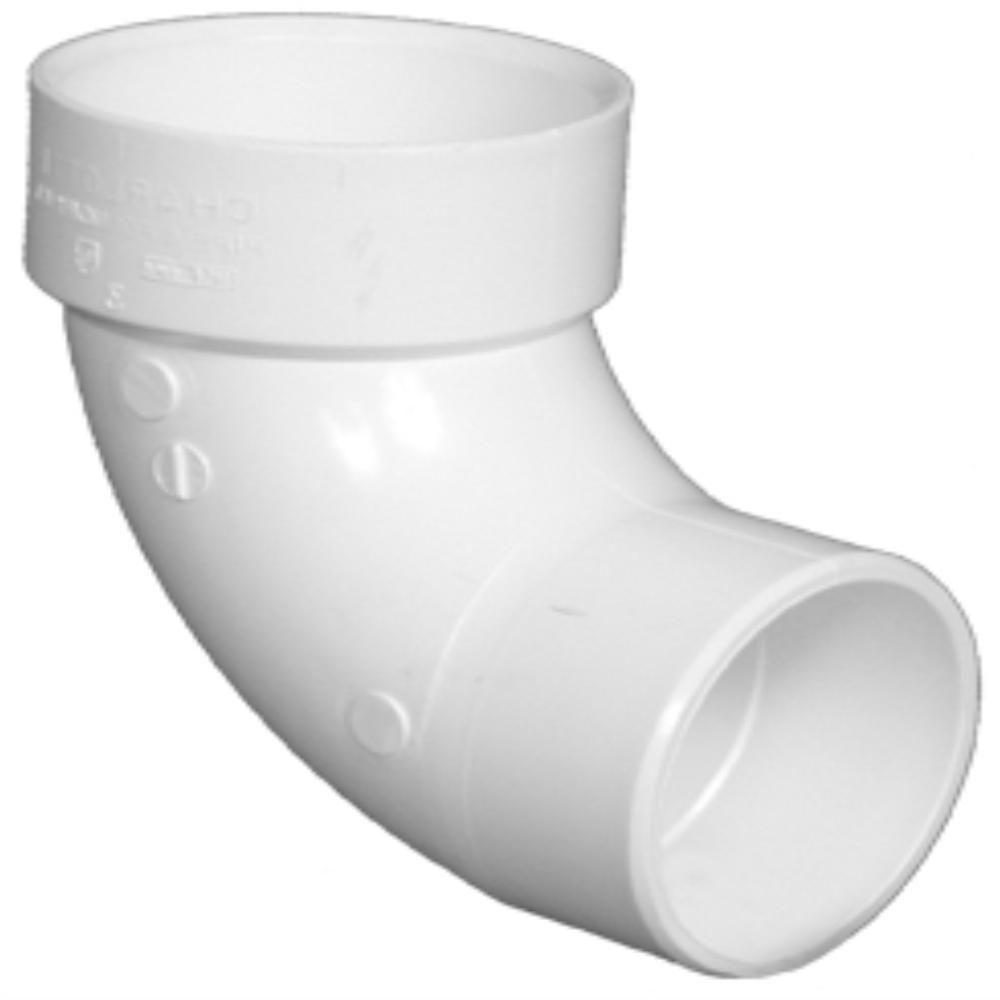 [pp9s10] 1 1/2" 90 Street Elbow PVC/DWV (1/4 Bend)