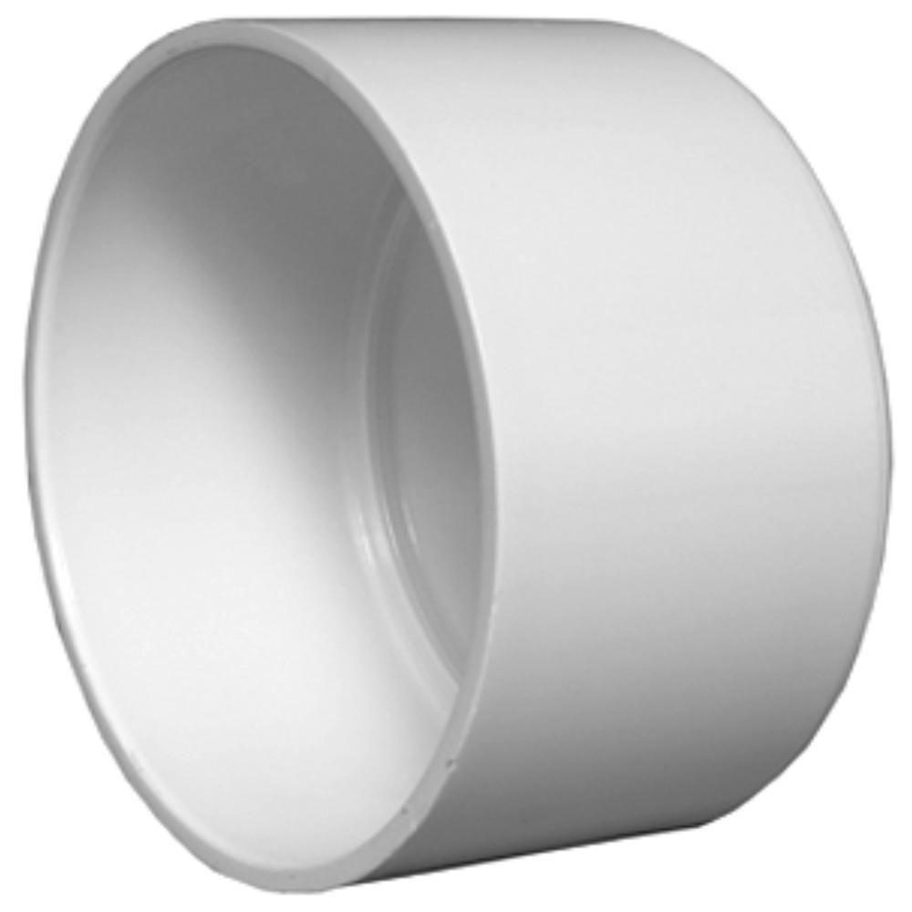 6" Slip Cap PVC/DWV