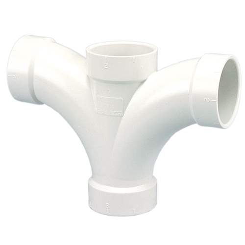 3" Double Fixture Fitting PVC/DWV