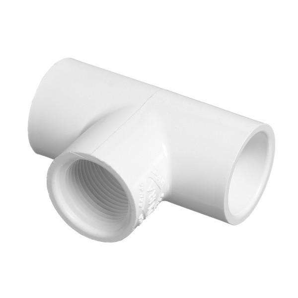 [p4tf6] 3/4" Socket x Female Pipe Thread Tee PVC Sch40