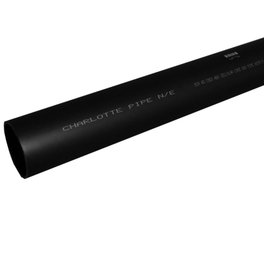 [pa10] 1 1/2" ABS Foam Core Plain End 10'
