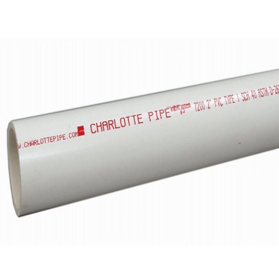 [pp410] 1 1/2" Solid Core Plain End PVC Pipe 10'
