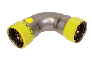 1/2" Carbon Steel Elbow 90 Degree Press x Press (HNBR)