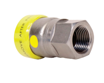 1/2" Carbon Steel Adapter Press x FNPT (HNBR)