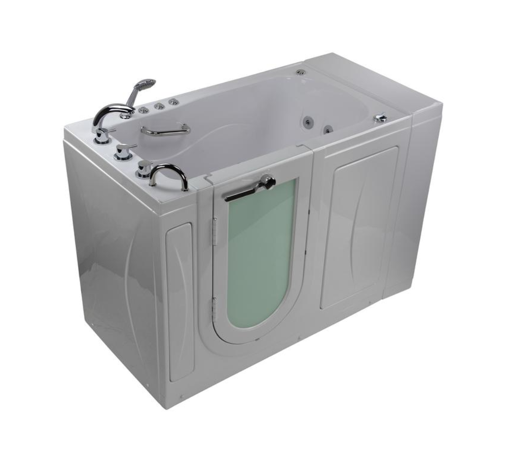 Ella's Capri Hydro Massage Walk In Tub Left 30" x 52" x 43"