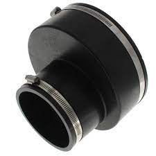 [mfe1715] 6" x 4" Eccentric Fernco Coupling 6" Clay x 4" Plastic