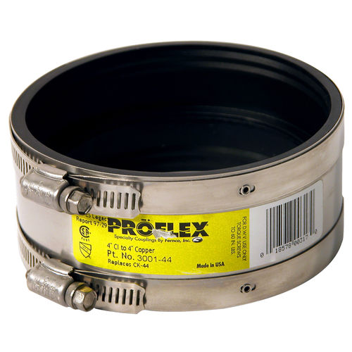 2" Copper Proflex Coupling ci/plastic to copper #3001-22