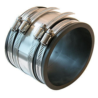 6"x4" Shielded Repair Fernco Coupling CI/Plastic to CI/Plastic 1056-64rc