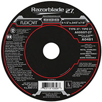 [tfa0481] 4 1/2x.045x7/8 Razor Cutting Wheel