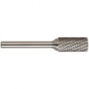 [tfvb20r2] Carbide Bur SB-5 Cylinder w/End Cut 1/2" x 1" x 1/4" Double Cut