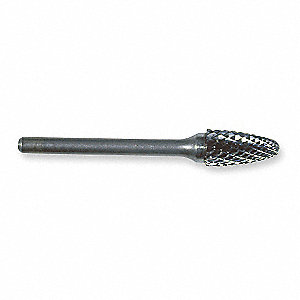 [tfvf15m2] Carbide Bur SF-1 Round Nose Tree 1/4" x 5/8" x 1/4" Double Cut