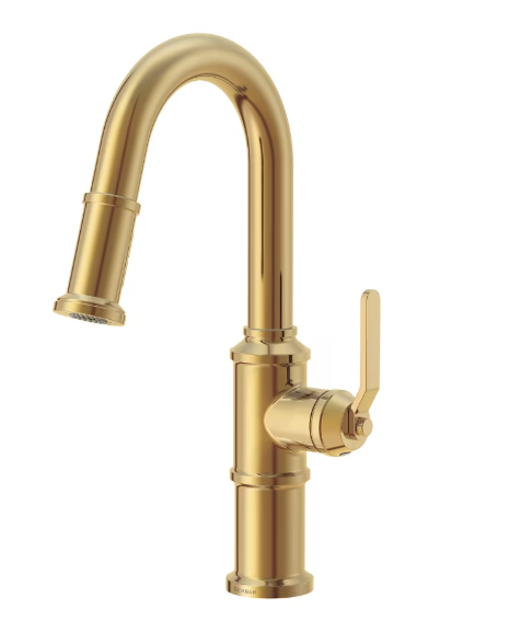 Gerber Kinzie 1H Pull-Down Prep Faucet 1.75gpm Brushed Bronze