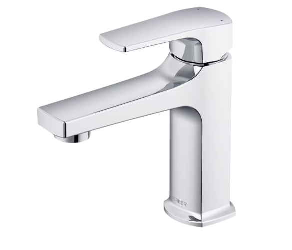 Gerber Tribune 1H Lavatory Faucet Single Hole Mount w/ Metal Touch Down Drain 1.2gpm Brushed Nickel