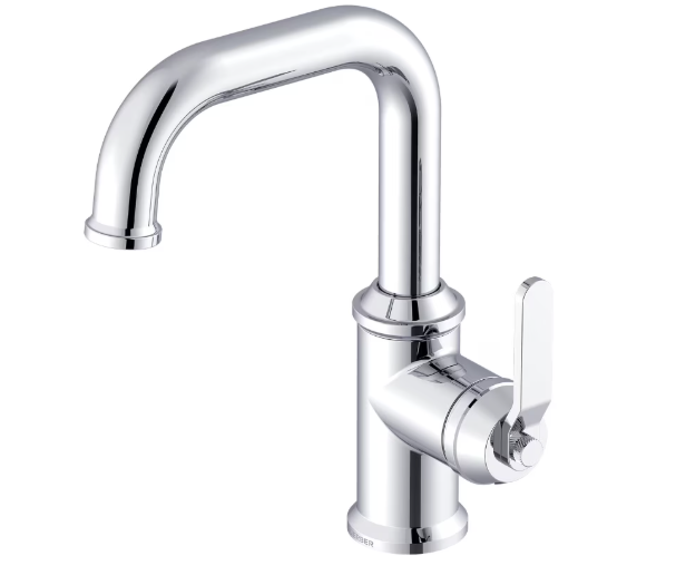 Gerber Kinzie 1H Lavatory Faucet Single Hole Mount Side Control w/ Metal Touch Down Drain 1.2gpm Brushed Bronze