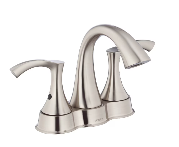 Gerber Antioch 2H Centerset Lavatory Faucet w/ 50/50 Touch Down Drain 1.2gpm Satin Black