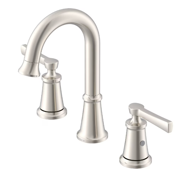 Gerber Northerly Lav Faucet 8"CC Two Handle Satin Black