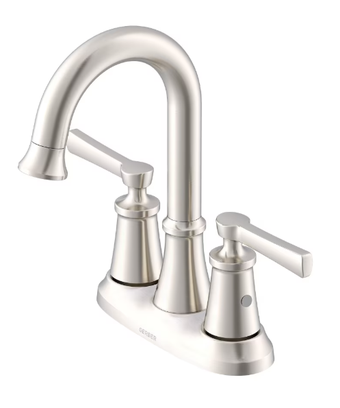Gerber Northerly Lav Faucet 4"CC Two Handle Satin Black