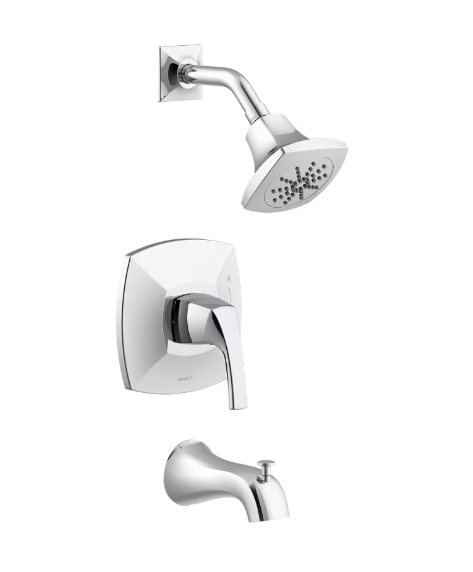 Gerber Kinzie 1H Tub & Shower Trim Kit & Treysta Cartridge 1.75gpm Brushed Nickel