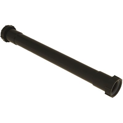 [mtdseb] 1 1/2" Double Slip Joint Ext. Black 919abs
