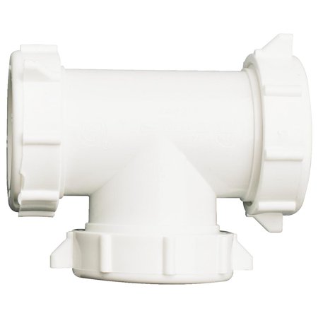 [mtt] 1 1/2" Slip Joint Tee White