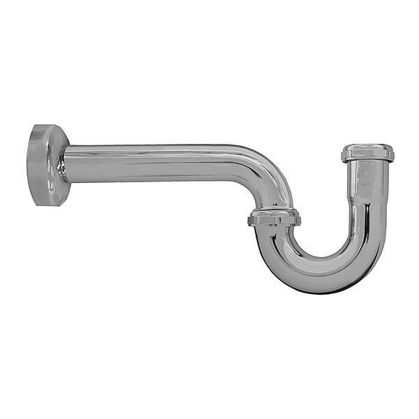 1 1/4" P-Trap 17ga Chrome