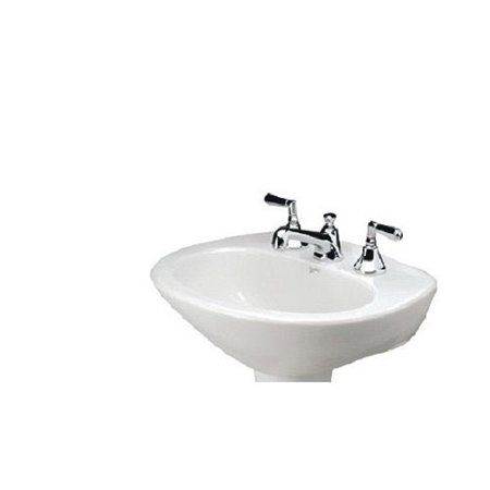 Mansfield 20x16 4"cc Basin Biscuit Pedistal, Needs 273 Base