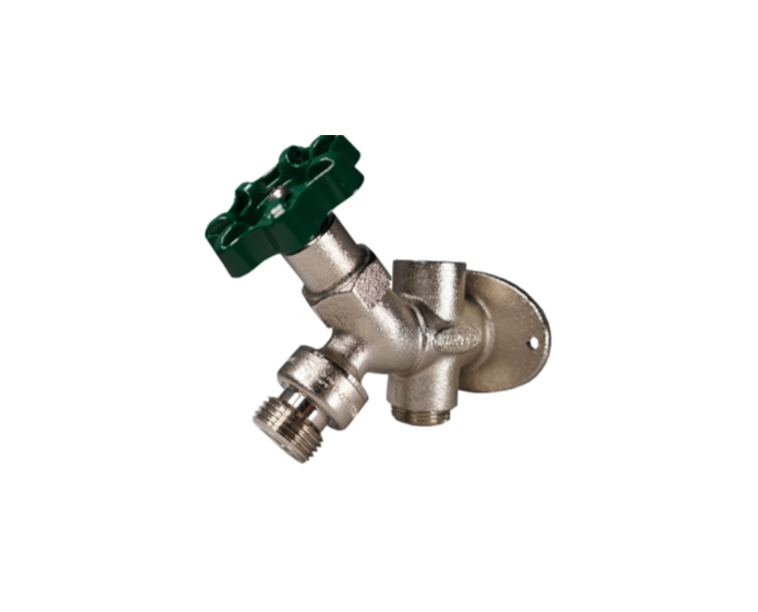Prier Exposed Pipe Angle Sillcock with 1052 Backflow P-166NP.75