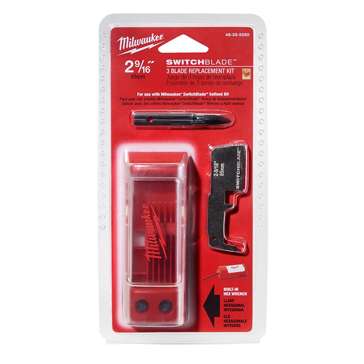 Milwaukee 2 1/8" Switchblade 3pk Blade Replacement Kit
