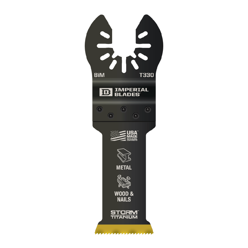 Imperial 1 1/4" Multi-Material Storm Titanium Metal/Wood Blade