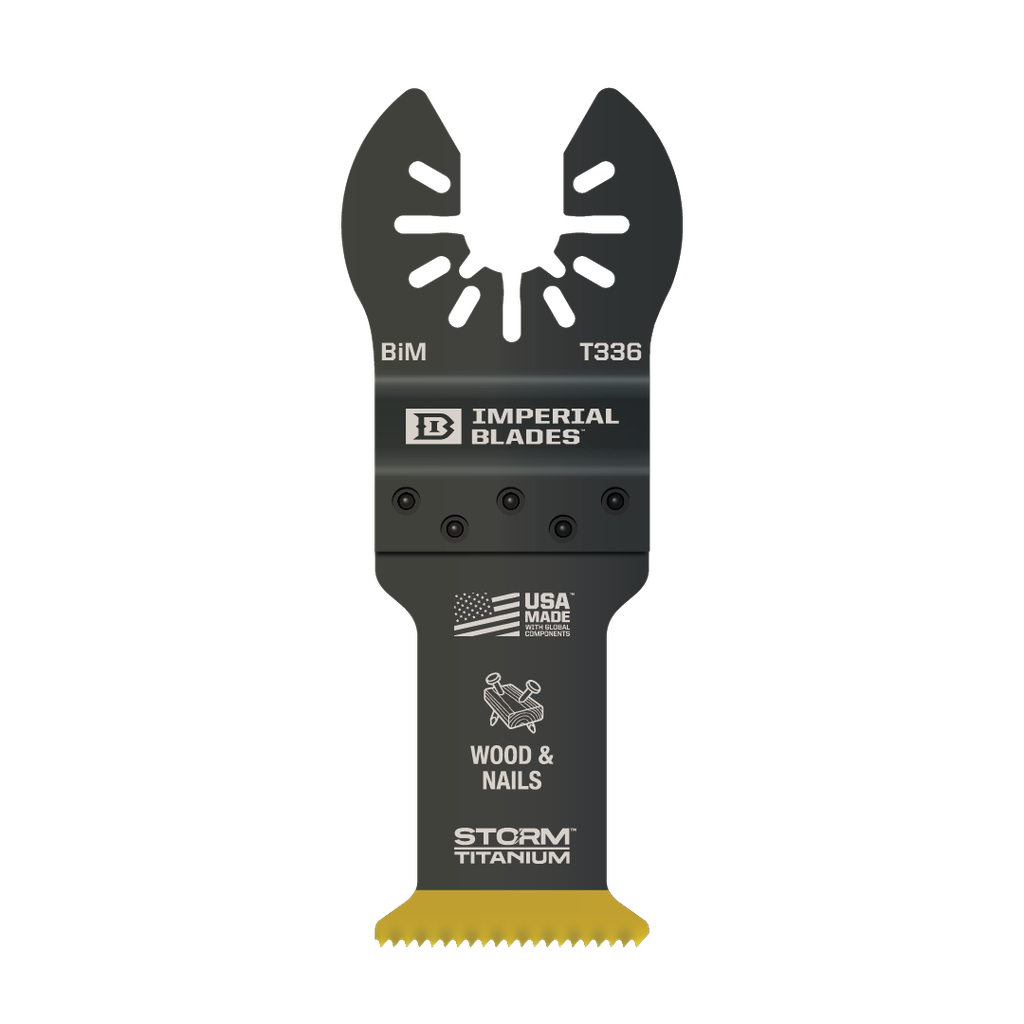 Imperial 1 1/4" Blade Storm Titanium Wood & Nails Blade