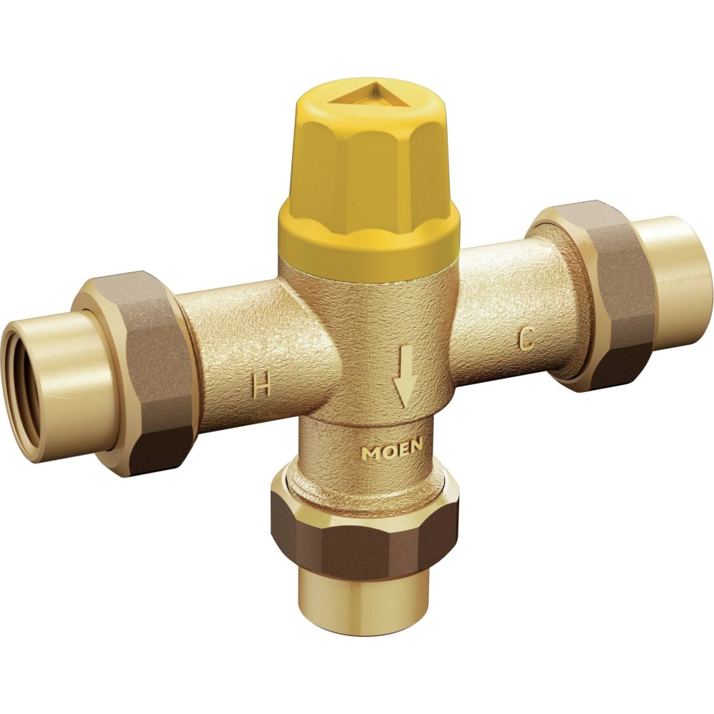 Moen Mixing Valve for Lav Faucet 1/2fip or 3/8 compression: meets ASSE1070