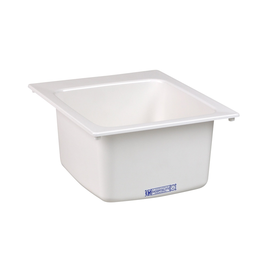 Mustee 20"x17"x10" Drop In Laundry