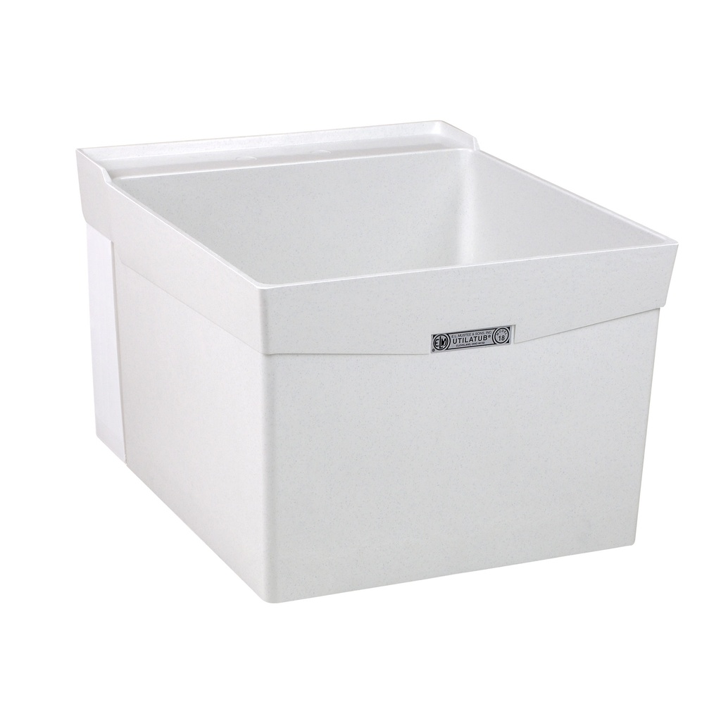 Mustee Single Wall Mount Laundry 20"x24"x14 3/8"
