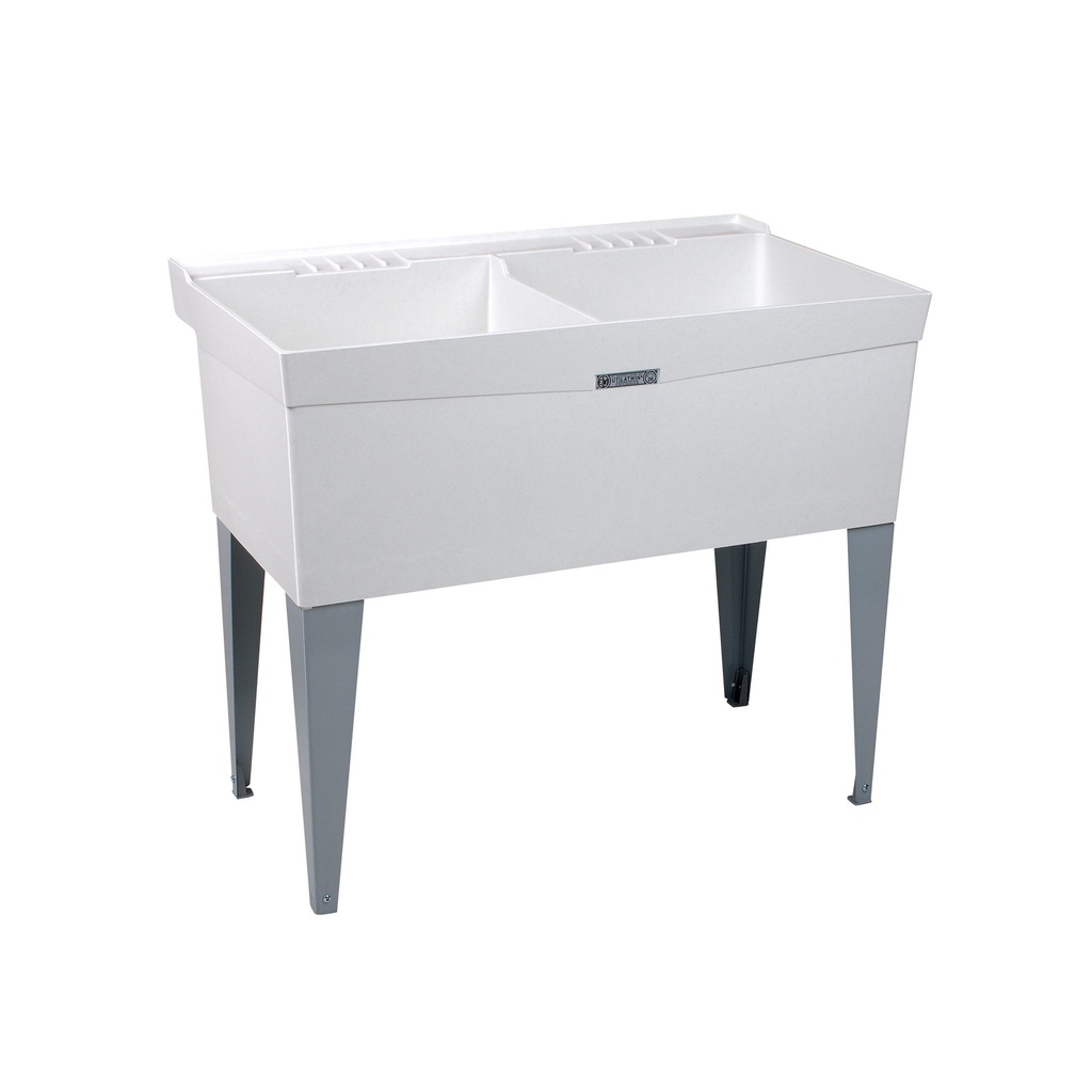 Mustee Double Floor Mount Laundry 40"x24"x14 3/8"