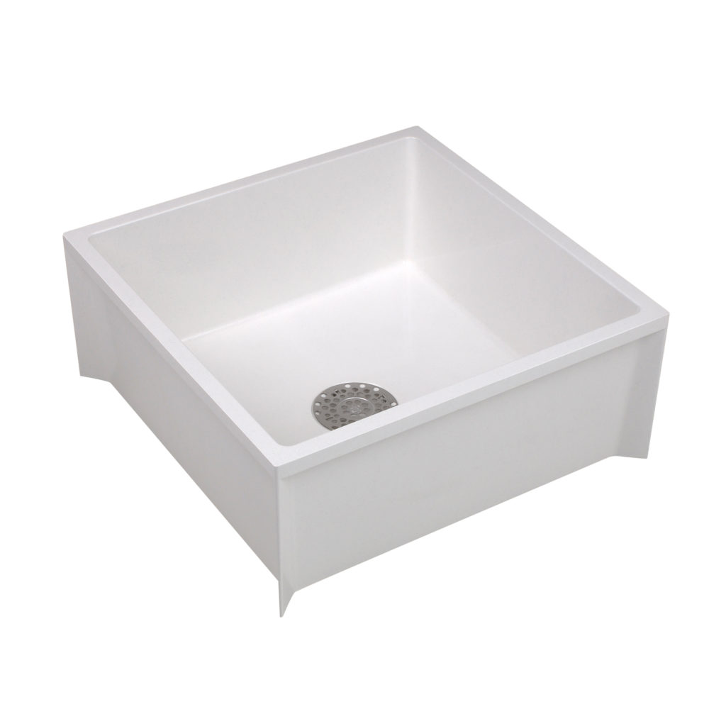 Mustee 24"x24"x10" Mop Basin With 2" Drain Gasket