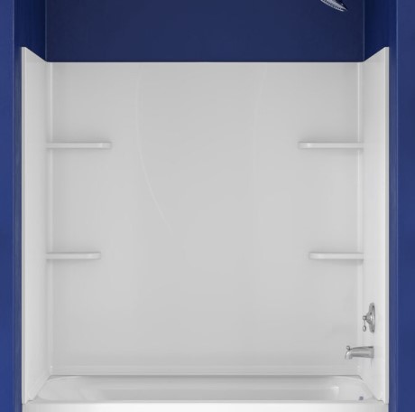Mustee 30"x60" Tub Walls White Mounts to studs