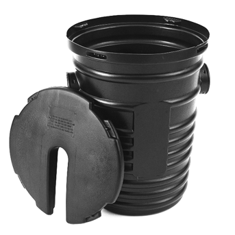 Corrigated Sump Basket W/Lid