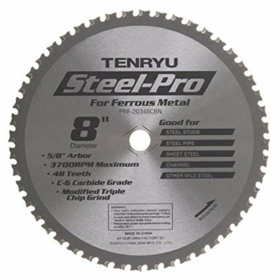 [tfprf20348cbn] 8" x 48tpi Tenryu metal blade