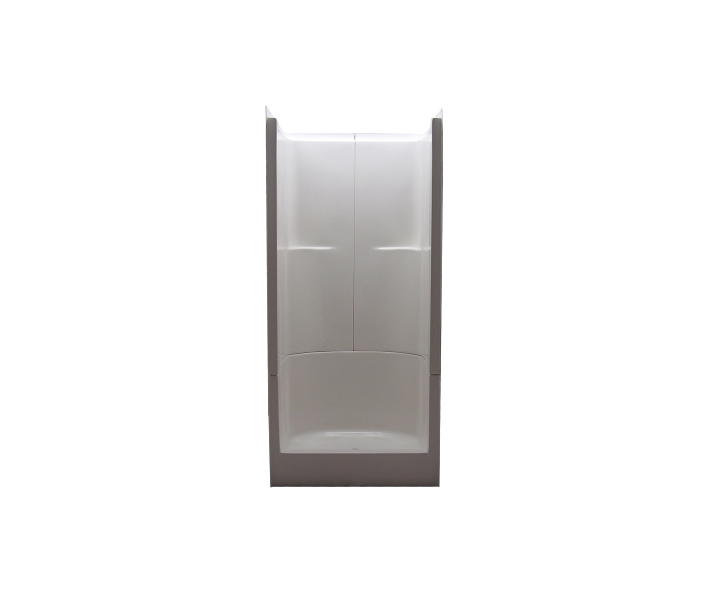 Salo 36" 3 Piece Shower White 36"W x 37-1/2"D x 77-3/4"H